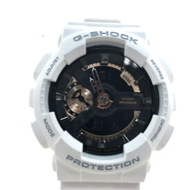 【中古】CASIO カシオ G-SHOCK ジーショック 腕時計 GA-110RG-7AJF アナログ デジタル クオーツ 白 ホワイト 箱・取説あり 02r14876 【牛久店】