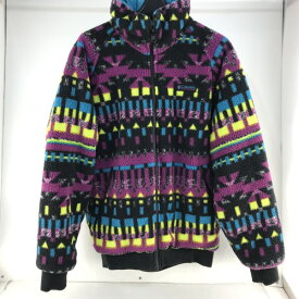 【中古】Columbia コロンビア POWDER INTERCHANGE PARKA WO7008　リバーシブル中綿ボアジャケット サイズS 青×紫×黒 ブルー×パープル×ブラック 02r15626 中古品 【牛久店】