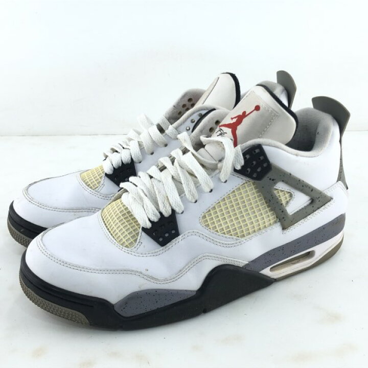 楽天市場】【中古】NIKE AIR JORDAN 4 RETRO White Cement ナイキ エア
