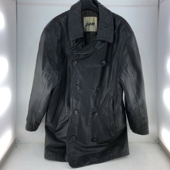 楽天市場】【中古】JUNMEN ジュンメン レザージャケット レザーコート 