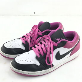 【中古】Nike Air Jordan 1 Low "Black/White-Magenta" ナイキ エアジョーダン1 ロー "ブラック/ホワイト-マゼンタ" スニーカー CK3022-005 サイズ28cm ピンク×ブラック×ホワイト 02r15942 中古品 【牛久店】