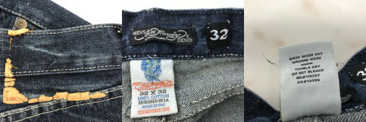楽天市場】【中古】Ed Hardy エドハーディー デニムパンツ ジーパン 
