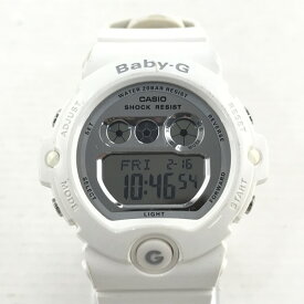 【中古】CASIO カシオ Baby-G ベビージー レディース腕時計 クオーツ BG-6900-7JF 白 ホワイト 箱あり 02r16116 中古品 【牛久店】