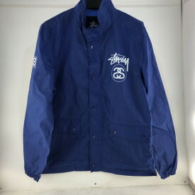 【中古】STUSSY ステューシー コーチジャケット ナイロンジャケット サイズM 青 ブルー 02r16315 中古品 【牛久店】