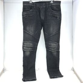 【中古】BALMAIN(バルマン) バイカーデニムパンツ サイズ29 黒 ブラック 02r16383 中古品 【牛久店】