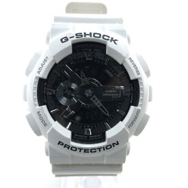 【中古】CASIO カシオ G-SHOCK メンズ腕時計 GA-110GW-7AJF クォーツ アナログ デジタル 白 ホワイト 02r16492 中古品 【牛久店】