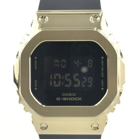 【中古】CASIO カシオ G-SHOCK 腕時計 GM-S5600GB-1JF レディース デジタル クオーツ 黒 金 ブラック ゴールド 箱・取説あり 02r16648 中古品 【牛久店】