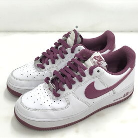 【中古】NIKE AIR FORCE 1 '07 "Light Bordeaux" ナイキ エア フォース 1'07 "ライト ボルドー" スニーカー DH7561-101 サイズ27cm ホワイト ピンク 02r16784 中古品 【牛久店】