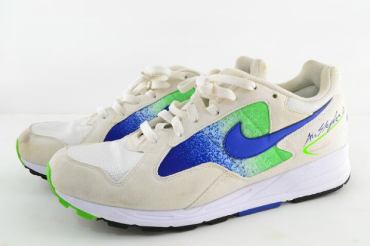 楽天市場 中古 Nike ナイキair Skylon 2 エアスカイロン2 A 107 サイズ28 5cm メンズスニーカー 白 青 ホワイト ブルー 02r6095 中古品 牛久店 トレーダー 楽天市場店
