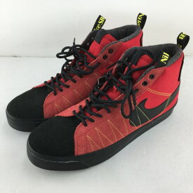 【中古】NIKE SB ナイキエスビー Zoom Blazer Mid Premium "University Red/Yellow" ズーム ブレーザー ミッド プレミアム ユニバーシティ レッド/イエロー DC8903-601 赤×黒 レッド×ブラック サイズ28.5cm タグ・替え紐あり 02r15579 中古品【牛久店】