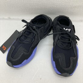 【中古】adidas Y-3 REN EF2548 アディダス ワイスリー レン サイズ26cm メッシュ 黒 紫 ブラック パープル メンズ 靴 スニーカー タグ付き 03r7872【入間店】