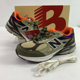 【中古】New Balance 990V3 "Khaki/Orange"　ニューバランス 990V3 "カーキ/オレンジ"　M990BT3　スニーカー　26.5cm 04r8682【八王子】