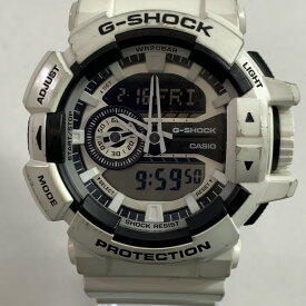 【中古】カシオ CASIO G-SHOCK ジーショック GA-400-7AJF　Gショック 腕時計 アナデジ　ホワイト　04r8703【八王子】