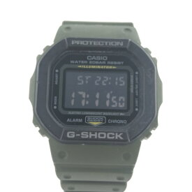 【中古】 カシオ CASIO G-SHOCK デジタル カーキグリーン クオーツ クォーツ メンズ 腕時計 DW-5610SU-3JF 02w00008 【牛久店】