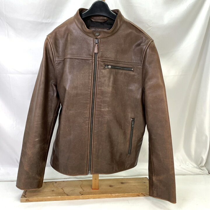 楽天市場】【中古】コーチ COACH シングルライダースジャケット 