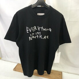 【中古】 サカイ Sacai ブラック Graphic Print T-Shirt グラフィックプリントTシャツ メンズ 半袖Tシャツ コットン 23-0649S 01w00112 【結城店】