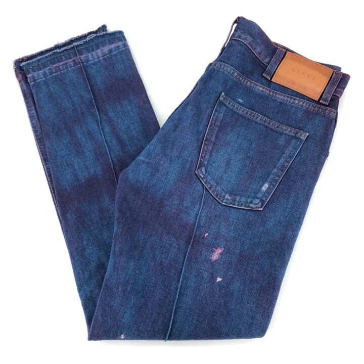 楽天市場】【中古】 グッチ GUCCI ブリーチペインター デニムパンツ 