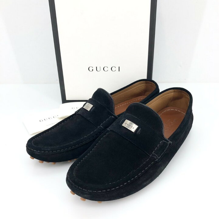 楽天市場】【中古】 グッチ GUCCI ドライビング シューズ 353044 黒 