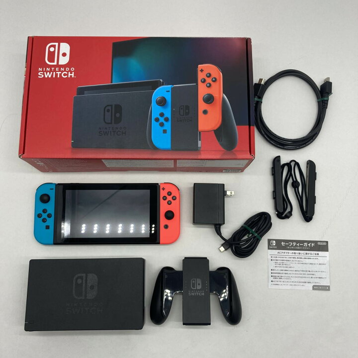 楽天市場】04w1048〓【ゲーム】Nintendo Switch本体 HAC-001(-01) 新型  