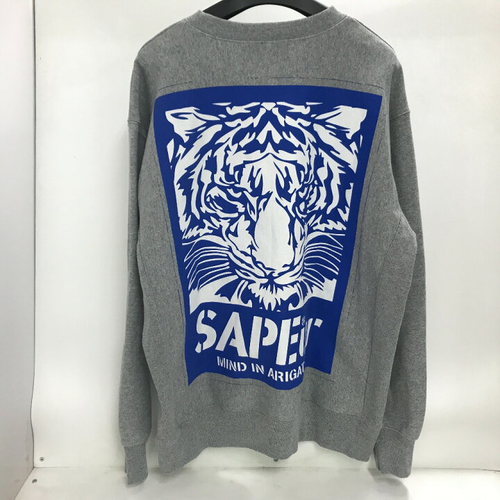 楽天市場】【中古】 SAPEur サプール スウェットトレーナー グレー 