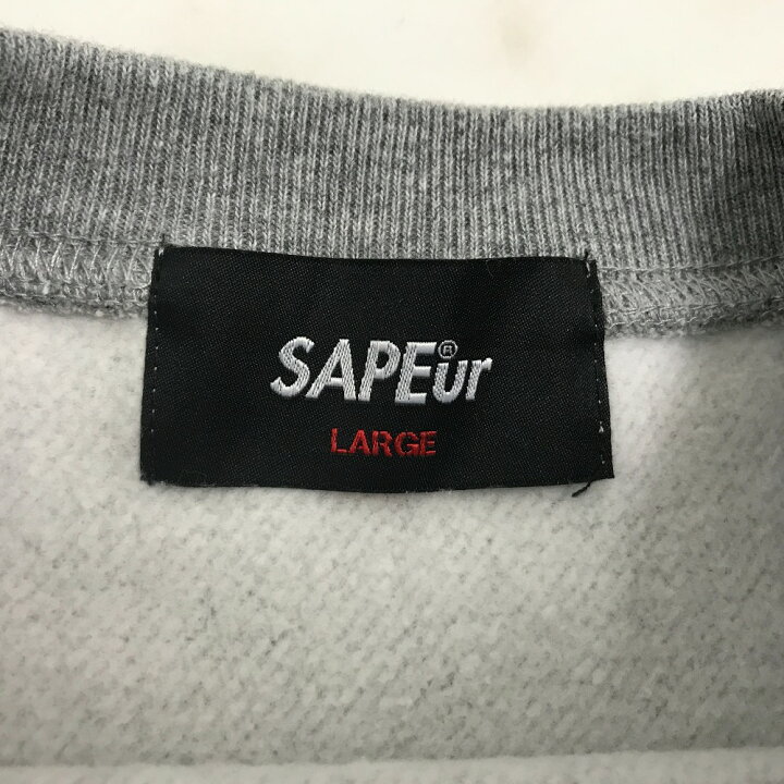 楽天市場】【中古】 SAPEur サプール スウェットトレーナー グレー 