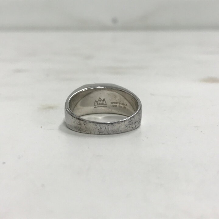 楽天市場】【中古】 SAAD サード スクエアタイプ シグネットリング 23  
