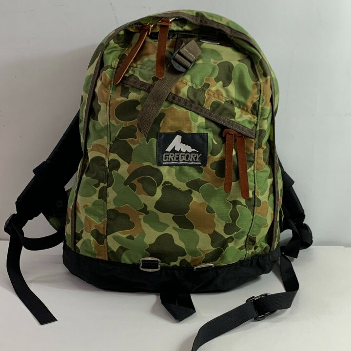楽天市場】04w1545▽※【中古】GREGORY グレゴリー 旧ロゴ 迷彩 カモ柄 