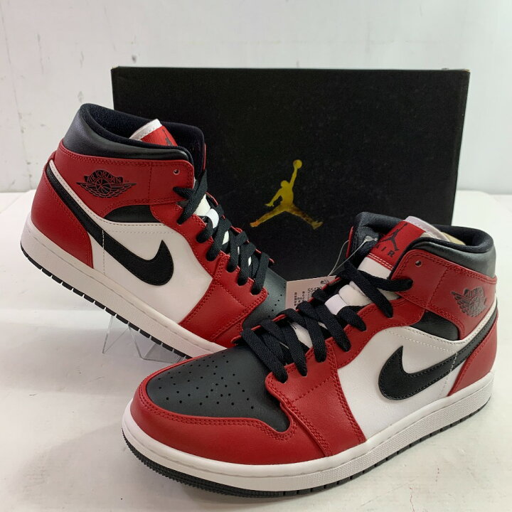 楽天市場】04w1986▽※【中古】NIKE AIR JORDAN 1 MID CHICAGO BLACK 