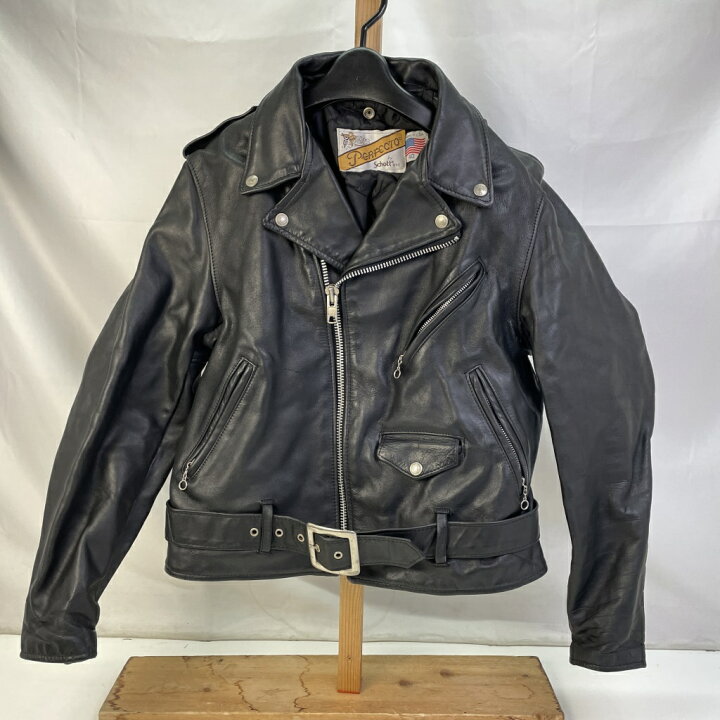 楽天市場】【中古】 ショット schott ダブルライダースジャケット 80  