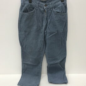 【中古】 Levi's リーバイス　80's　83年製　519 コーデュロイパンツ　32×33　青　ブルー　ヴィンテージ 07w17413 【大和店】