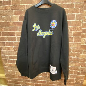 【中古】 Los Angeles Lakers x Takashi Murakami x Complexcon Mitchell & Ness crewneck sweatershirt 村上隆 NBA レイカーズ バスケ ブラック 黒 サイズXL メンズ トップス トレーナー スウェット ストリート 03w11806【入間店】