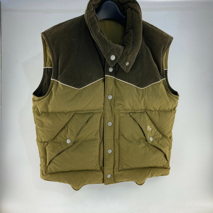 楽天市場】【中古】 ザフラットヘッド THE FLAT HEAD ダウンベスト 