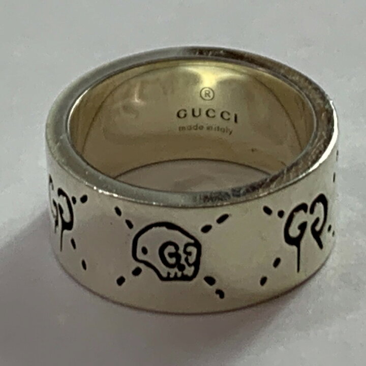 楽天市場】04w3213▽※【中古】GUCCI グッチ シルバー ゴーストリング 