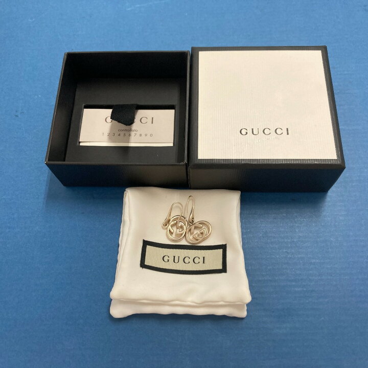 楽天市場】【中古】 グッチ GUCCI インターロッキングG シルバー 箱 