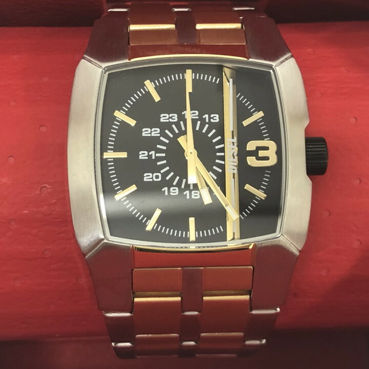 楽天市場】【中古】 DIESEL CLIFHANGER アナログ表示時計 外箱、詳細 