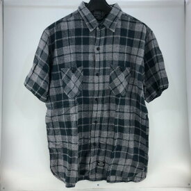 【中古】 COOTIE×engineered garments クーティー×エンジニアードガーメンツ チェック柄シャツ グレー サイズXL メンズ 半袖シャツ コットン 02w16529 【牛久店】