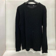 【中古】 ザ・ノースフェイス THE NORTH FACE テッククルーセーター ブラック 黒 サイズL 日本製 セータ…