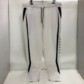 【中古】 CRONOS クロノス トラックパンツ ホワイト サイズ46 中国製 メンズ タグあり 黄ばみ汚れあり パンツ コットン CR-SP-0082 02w23411 【牛久店】