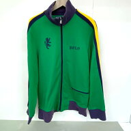 【中古】 Polo Ralph Lauren ポロ ラルフローレン ヴィンテージトラックジャケット グリーン 緑 サイズL …