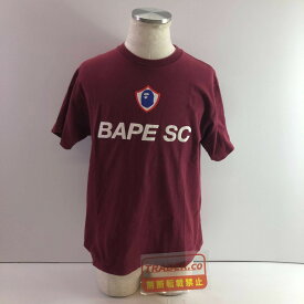 04w6890∞※【中古】A BATHING APE アベイシングエイプ Tシャツ FOAM BAPE SC TEE サイズM コットン 半袖 【八王子店】