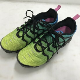 【中古】 NIKE (ナイキ) AIR VAPORMAX PLUS エア ヴェイパーマックス プラス Aurora Green 27.5cm 924453-302 黒 黄 青 ブラック イエロー ブルー メンズ スニーカー 02r16517 中古品 【牛久店】