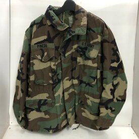 【中古】 GOLDEN MFG CO INC US.ARMY アーミー ミリタリー M-65 FIELD JACKET フィールドジャケット Lサイズ ショート ライナー欠品 カモフラ柄 カーキ 緑 02r16548 中古品 【牛久店】