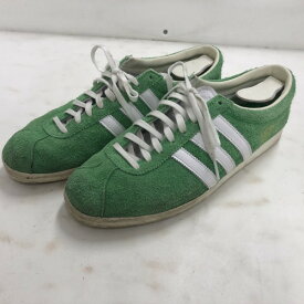 【中古】 adidas (アディダス) GAZELLE VINTAGE ガゼルヴィンテージ EF5577 29.0cm 白 ホワイト 緑 グリーン メンズ 箱なし 02r17045 中古品 【牛久店】