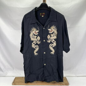 【中古】東洋エンタープライズ SUKA RAYON SHIRT "DRAGON" 半袖 レーヨンシャツ TT37670 サイズL メンズ アメカジ 中古品　01r8489【結城店】