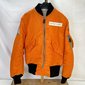 【中古】Buzz Rickson's バズリクソンズ type ORANGE L-2B FLIGHT WEAR "TALON TEST FORSE" サイズM BR15126 オレンジ フライトジャケット メンズ アメカジ 中古品 01r8783【結城店】