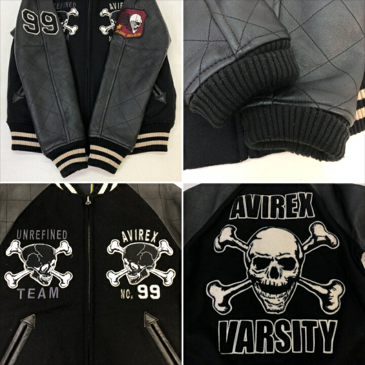 楽天市場】【中古】AVIREX アヴィレックス スタジャン 6172079 Mサイズ 
