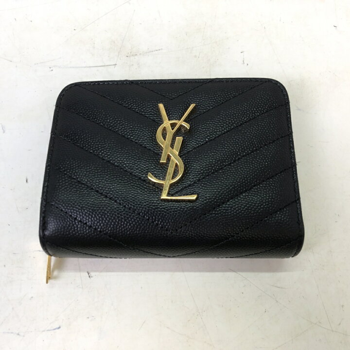 楽天市場】【中古】Saint Laurent サンローラン 二つ折り財布 