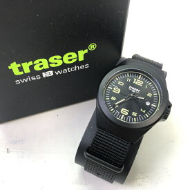 【中古】traser トレーサー P59 Essential エッセンシャル 9031579 メンズ 腕時計 ブラック 黒 01r8991 中古品【結城店】