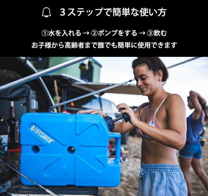 楽天市場】LifeSaver Jerrycan ライフセーバー ジェリーカン 携帯浄水 