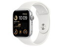 【中古】(並品) Apple Watch SE 第2世代 GPSモデル 44mm アルミケース シルバー スポーツバンド 4NK23B/A(海外版)【安心保証90日】AppleWatchSE2 本体 アップルウォッチ